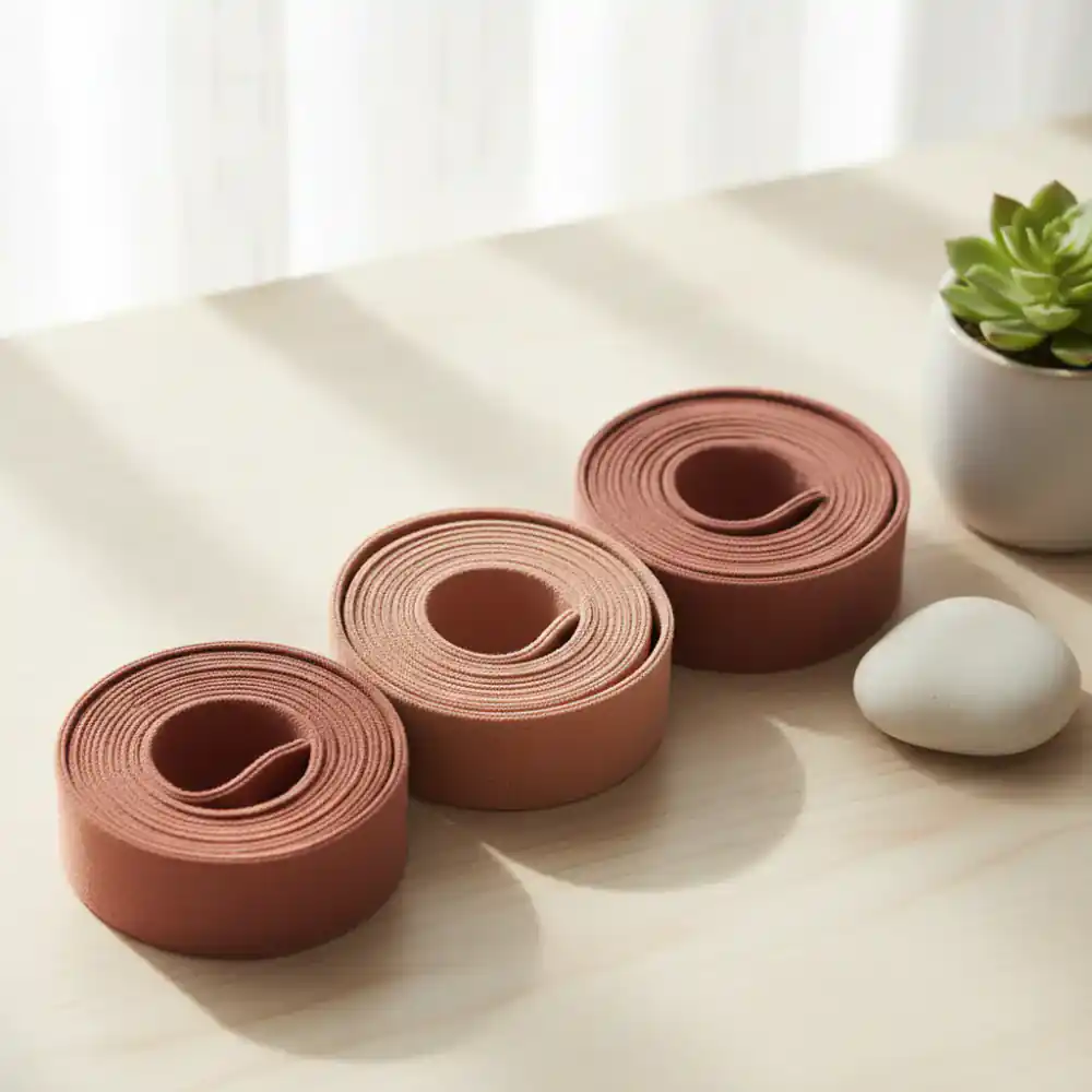 Soft terracotta resistance bands